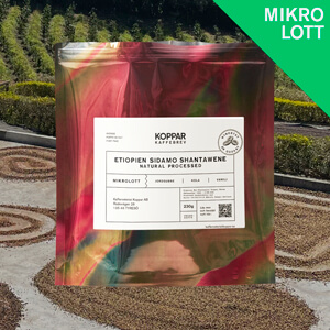 Etiopien Sidamo Shantawene Natural processed – presskaffe